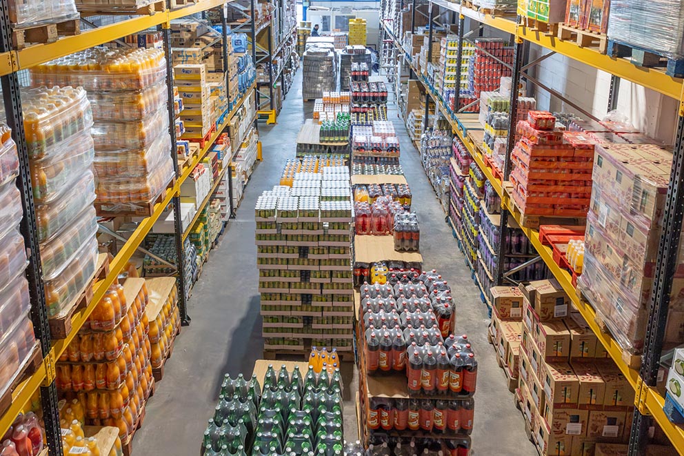 Vista aérea interior almacen Mimoun Market